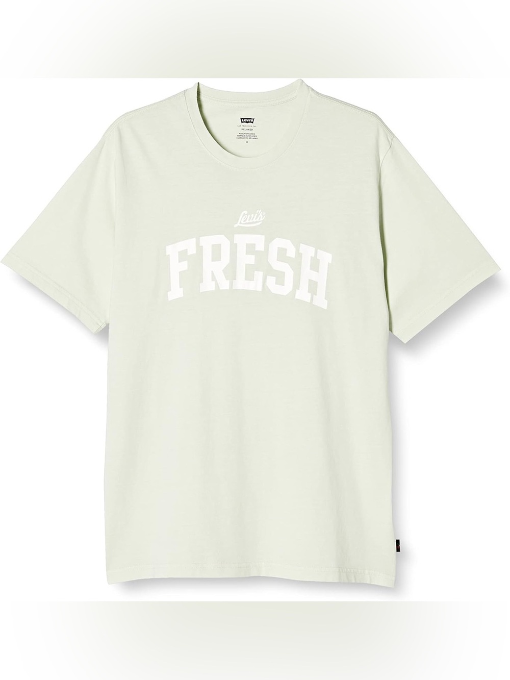 ⭐️Levi's Men's Pale Green 'FRESH' Graphic Short Sleeve Tee⭐️